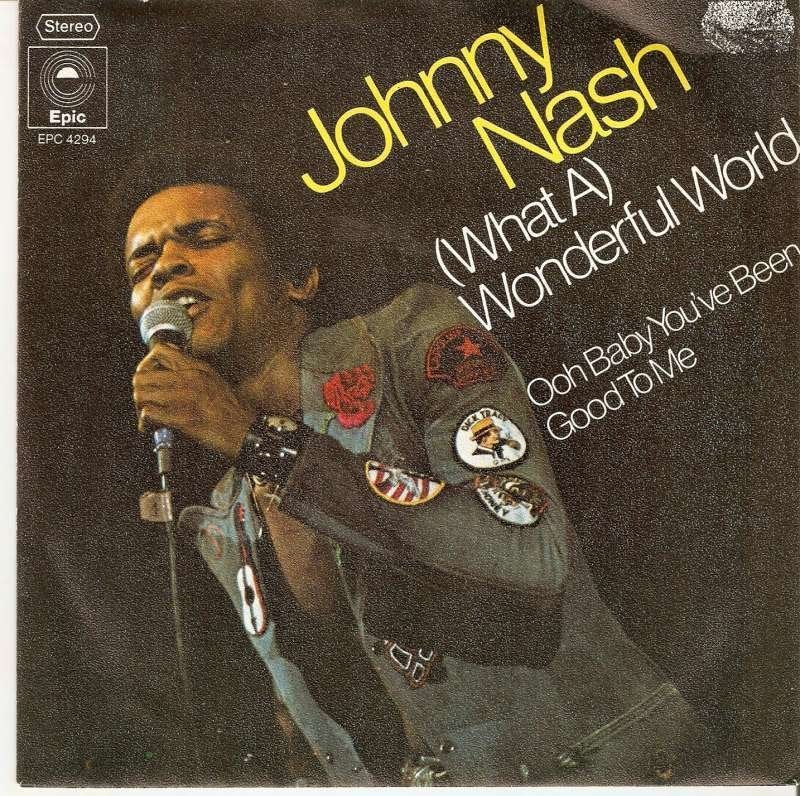 single Johnny Nash - (What a) Wonderful world, CD & DVD, Vinyles Singles, Enlèvement ou Envoi, 7 inch, Reggae et Ska, Comme neuf