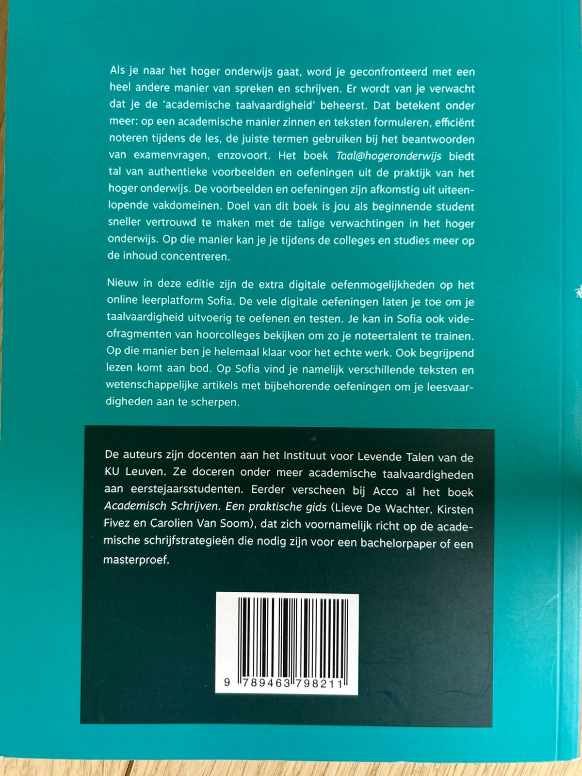 Taal@ hoger onderwijs Lieve De Wachter - 2020, Ophalen of Verzenden, Lieve De Wachter; Leen Verrote; Els Verlinden; Linda Cuppens;...