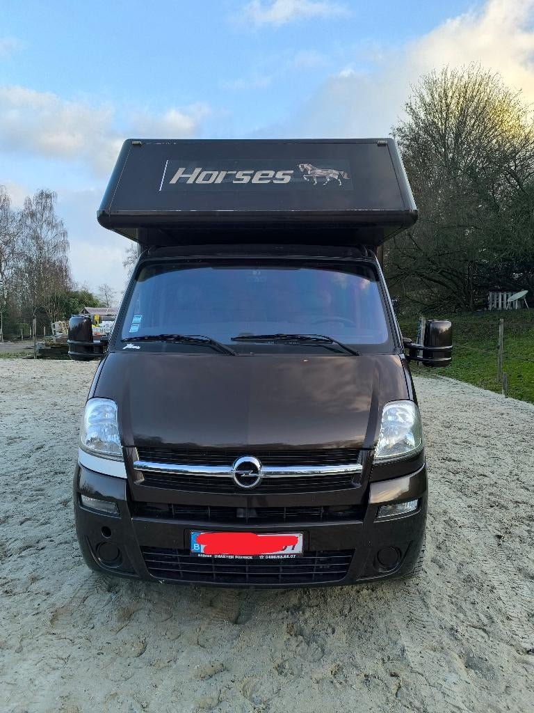 Camionette 2 chevaux, Ophalen, Gebruikt, 2-paards trailer