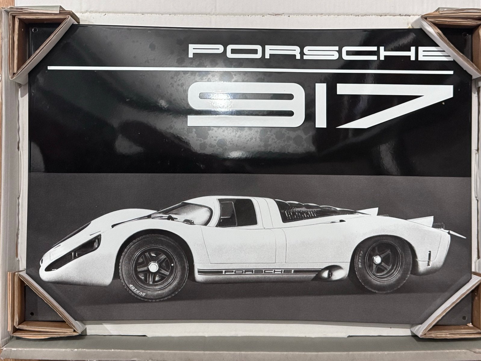 Porche plaque émaillée avec certificat (917), Antiquités & Art, Antiquités | Email, Enlèvement