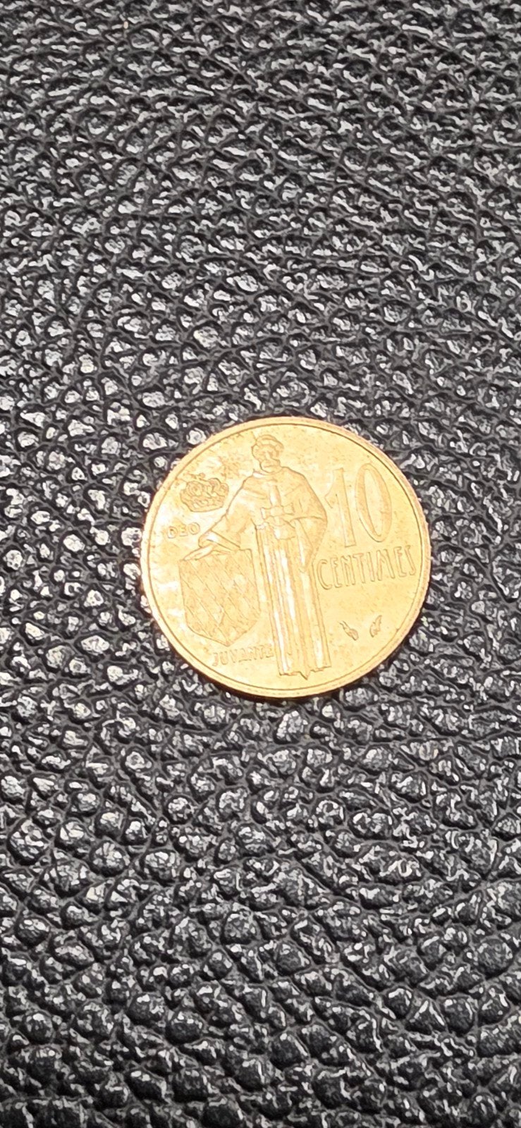 2#    Monaco 10 centimes 1975, Ophalen of Verzenden