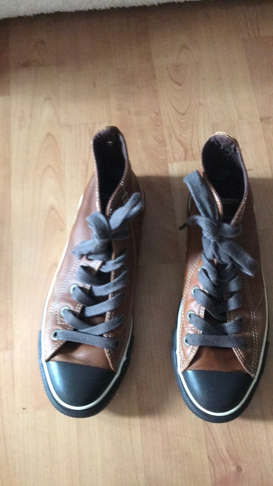 All-Star Converse cuir brun 39, Comme neuf
