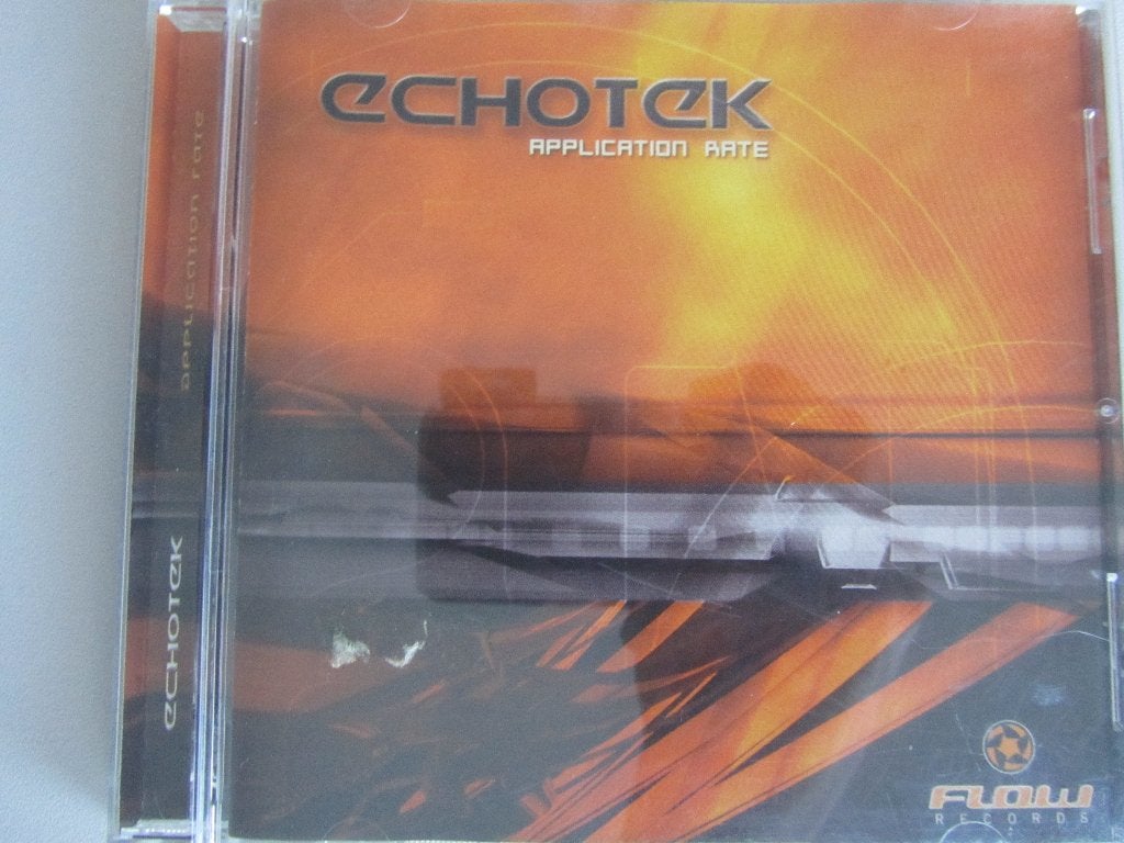CD ECHOTEK "APPLICATION RATE" (8 tracks), Cd's en Dvd's, Cd's | Dance en House, Ophalen of Verzenden, Gebruikt, Techno, Album