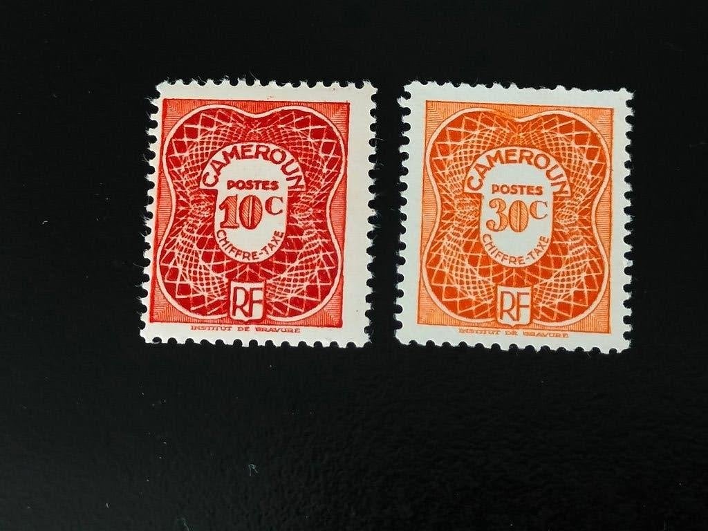 Cameroun 1947 - impôt, Envoi, Autres pays, Non oblitéré