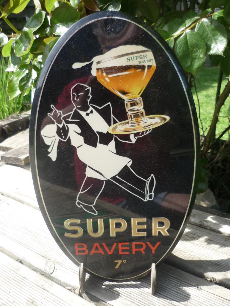 Glacoïde bière Super Bavery-Couillet - 1952 / no email, Collections, Marques & Objets publicitaires, Envoi