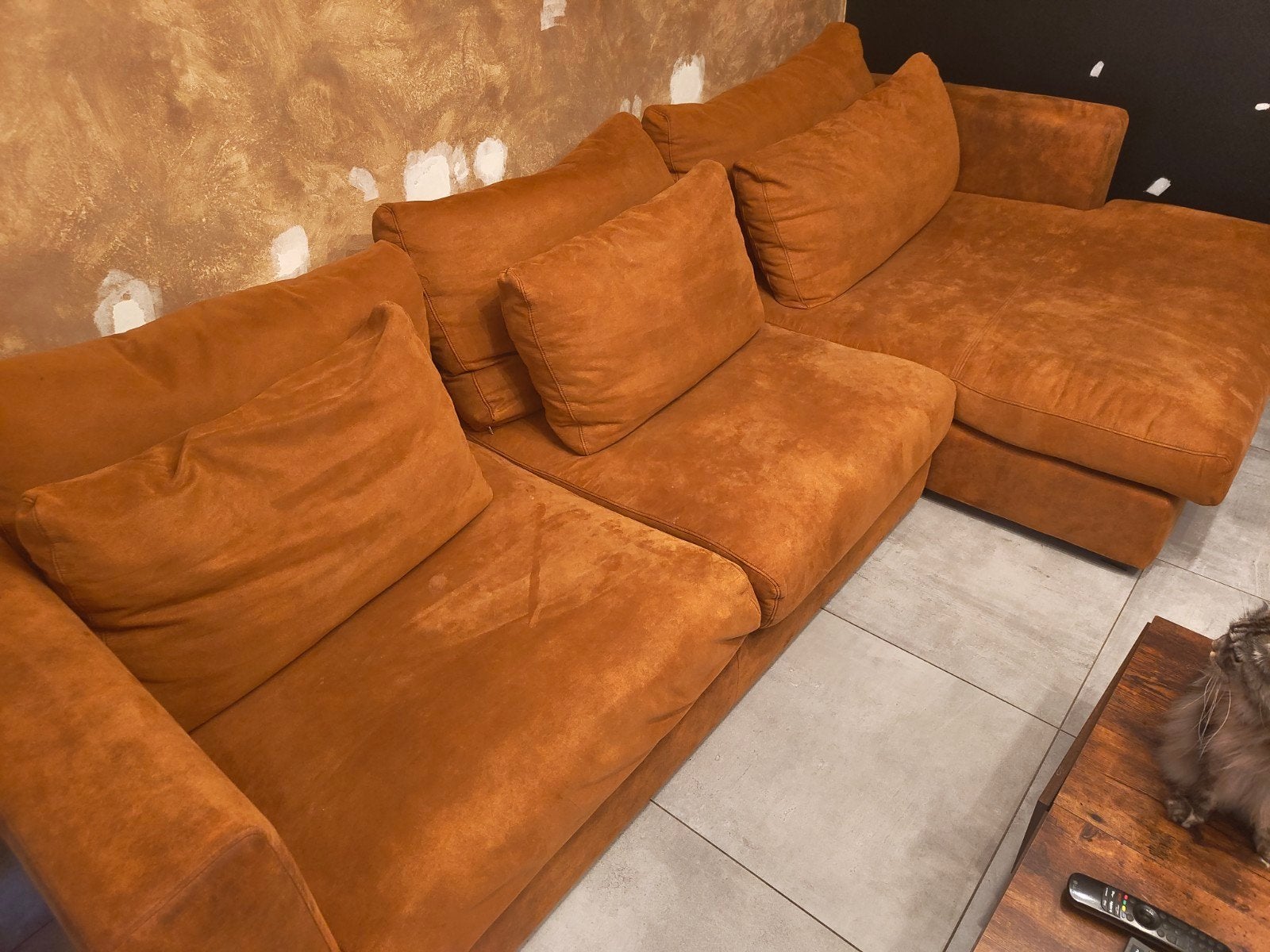 Canapé avec méridienne, Maison & Meubles, Canapés | Coins salons complets