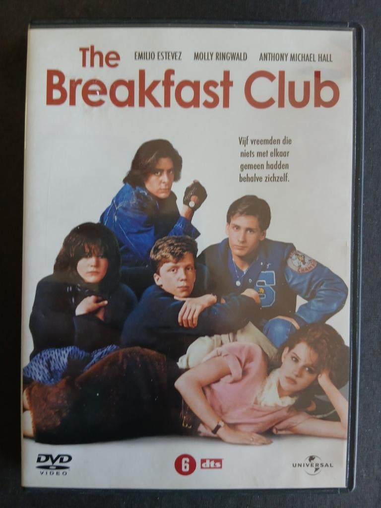 The Breakfast club (1985), Vanaf 6 jaar, Ophalen of Verzenden, Zo goed als nieuw, Romantische komedie