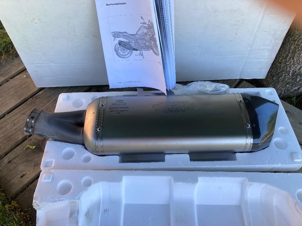 Sporteinddemper BMW HP by Akrapovic, Motoren, Ophalen