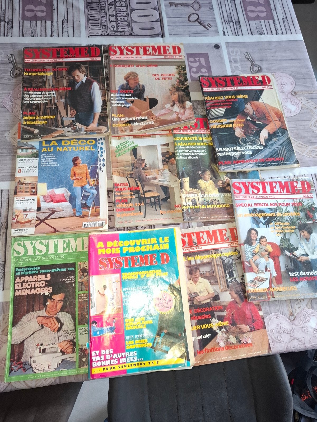10 anciennes revues systeme D, Enlèvement ou Envoi