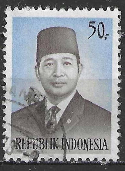 Indonésie 1974 - Yvert 705 - Président Suharto (ST), Timbres & Monnaies, Timbres | Asie, Envoi, Affranchi