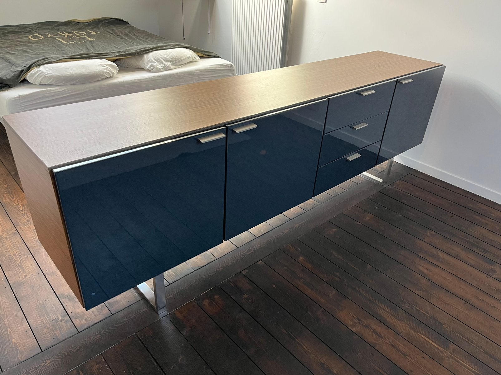 Buffetkast / dressoir modern retro, Ophalen, Met lade(s), 200 cm of meer, Minder dan 100 cm