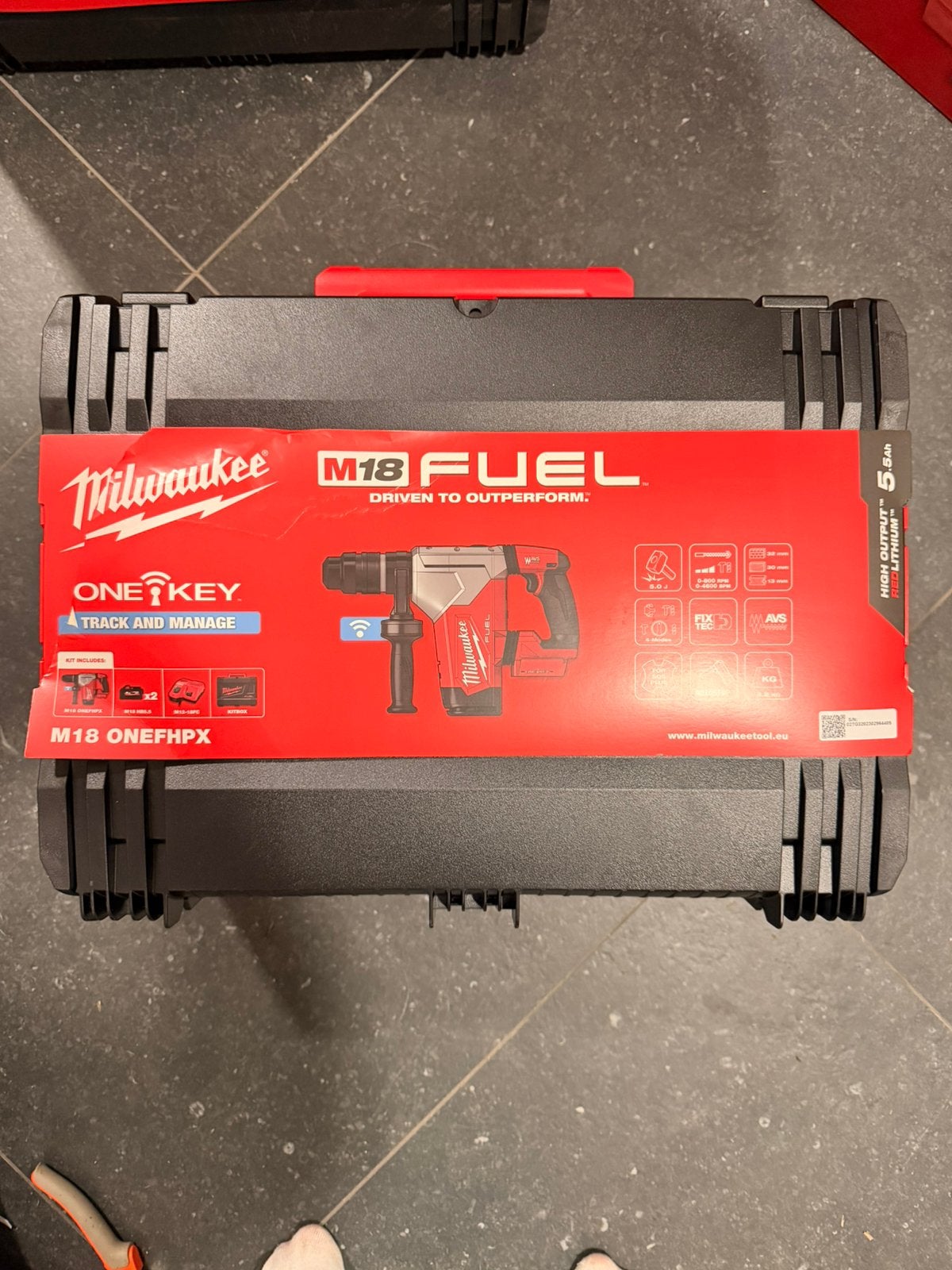 Milwaukee M18 FUEL ONEFHPX – SDS-Plus Accu Boorhamer, Doe-het-zelf en Bouw, Ophalen of Verzenden, Nieuw