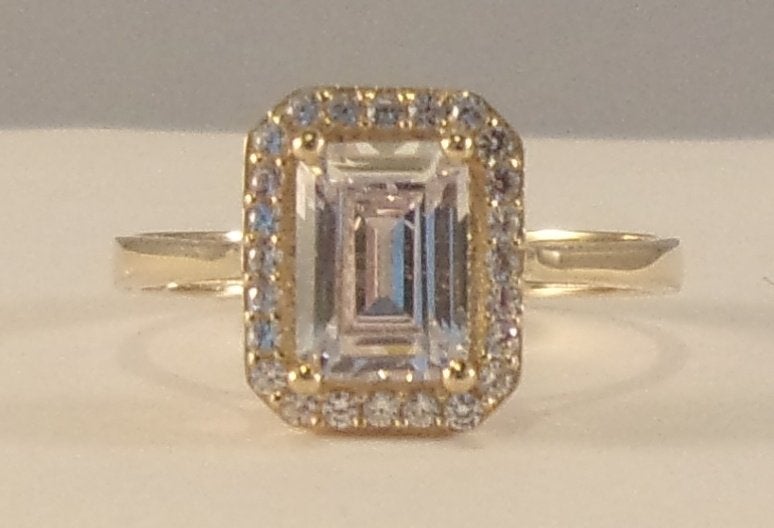 Bague en or massif 14 carats, Or, Comme neuf, Or, 17 à 18