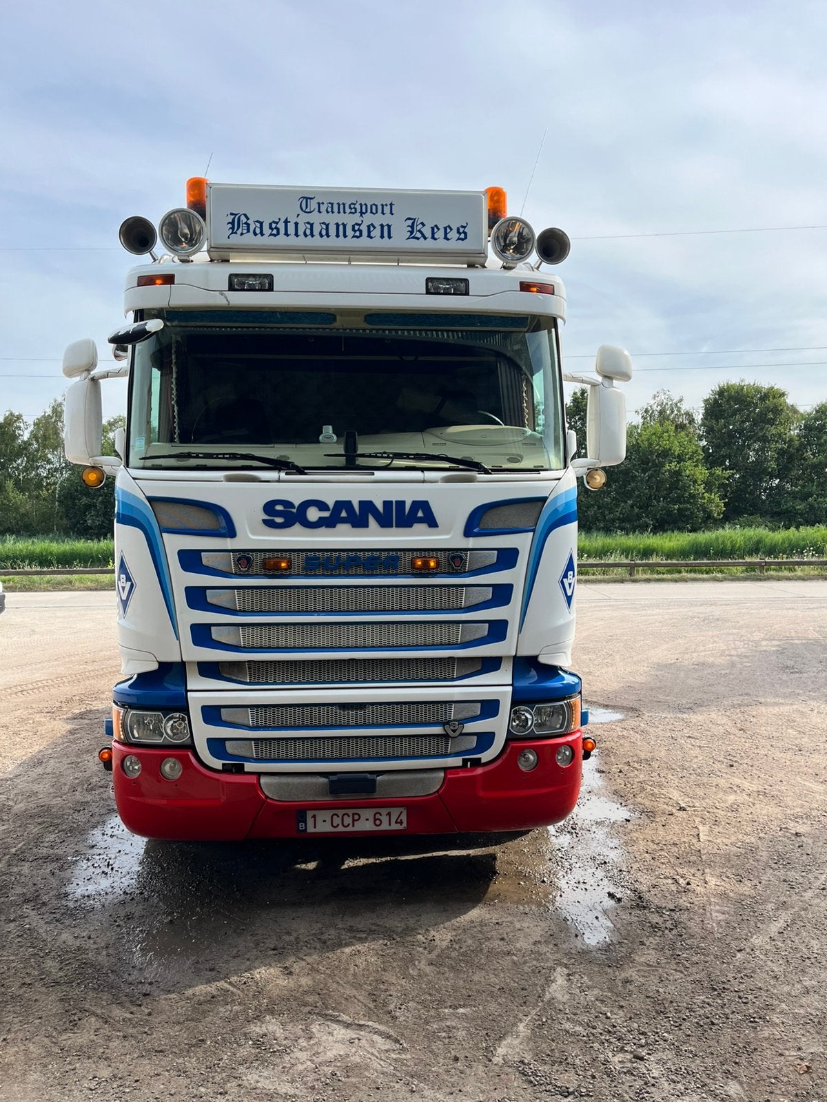 Scania 520 pk / v8 bj 2017 / 540 dkm, Auto's, Vrachtwagens, Achterwielaandrijving, Scania, Leder en Stof, Wit