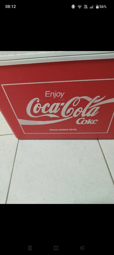 coca Cola koelboks vintage, Caravanes & Camping, Glacières, Enlèvement, Utilisé, Glacières, Élément de refroidissement