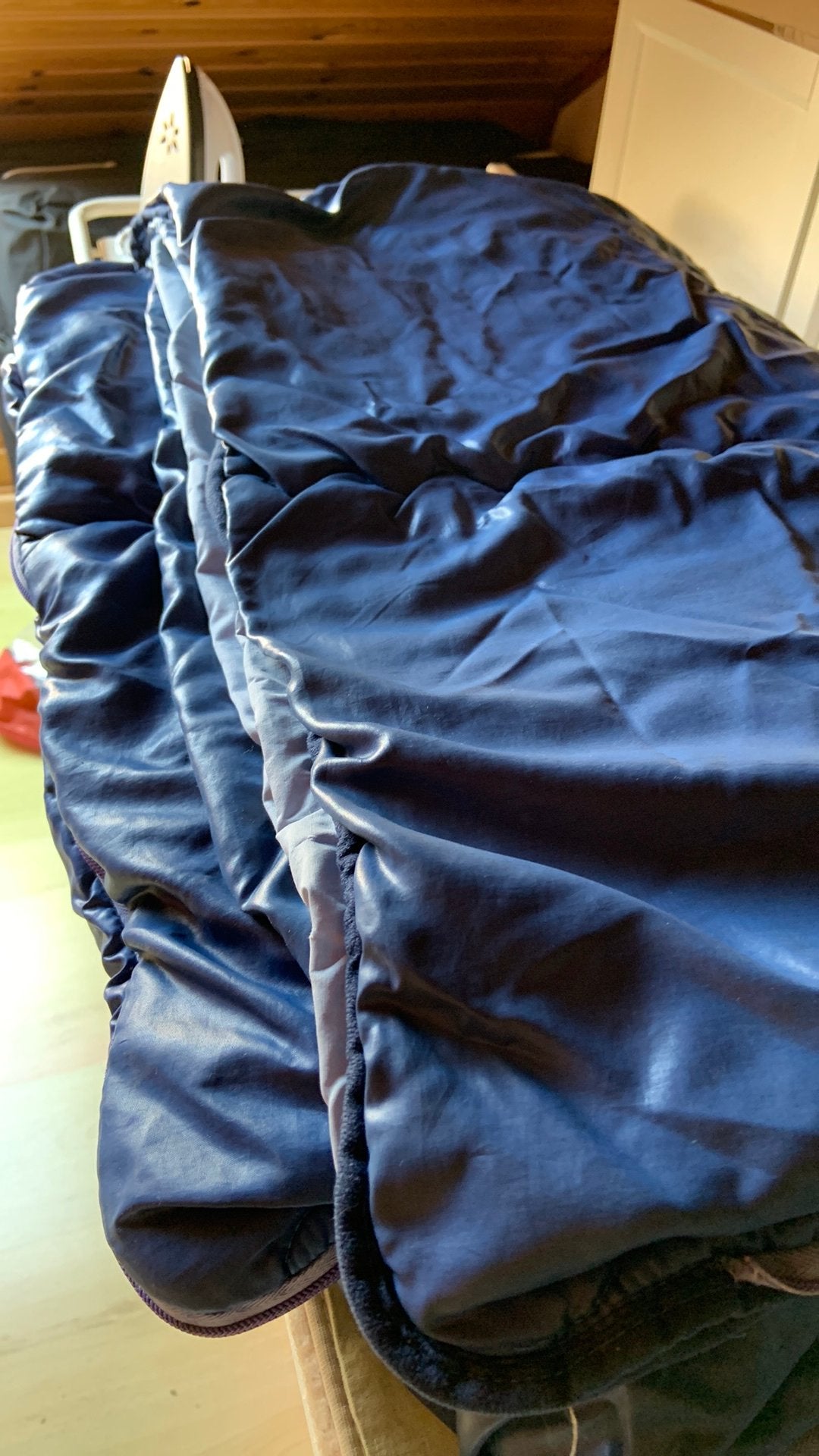 Sac couchage bleu, Ophalen, Gebruikt