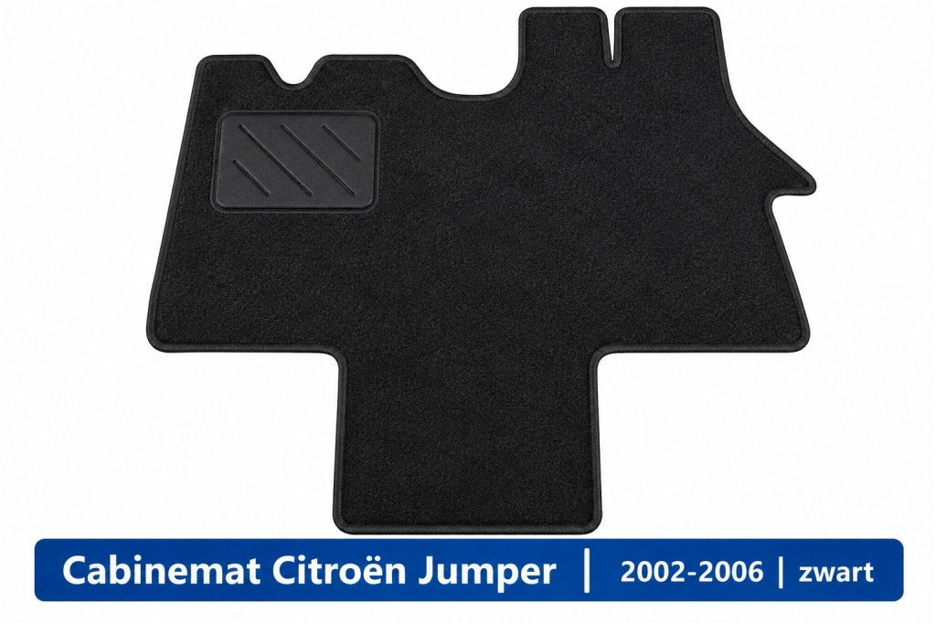 Cabinemat Citroën Jumper 2002-2006 | zwart, Caravans en Kamperen