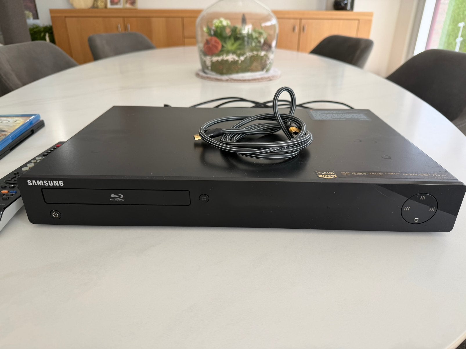 Blu-ray,dvd speler +films, Enlèvement, Utilisé, Samsung