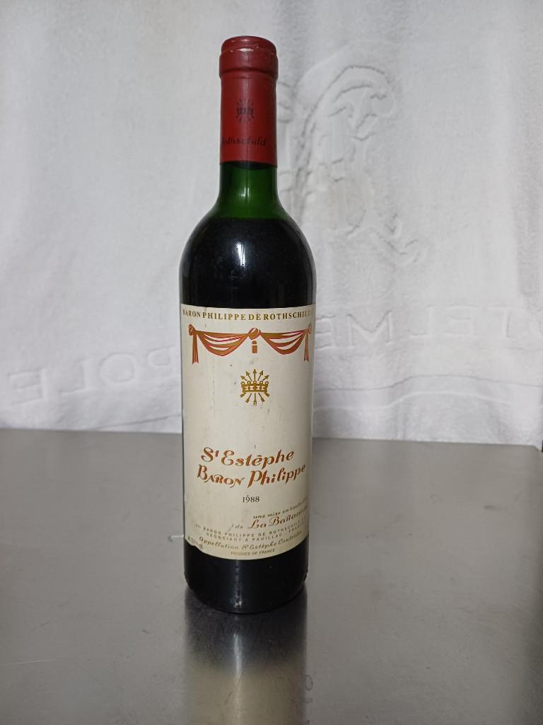 St Estèphe Baron Philippe 1988, Collections, Vins, Neuf, Enlèvement, Vin rouge, France