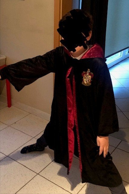 Harry Potter cape / tovenaarsmantel – Kindermaat L, Kinderen en Baby's, Carnavalskleding en Verkleedspullen, Ophalen of Verzenden
