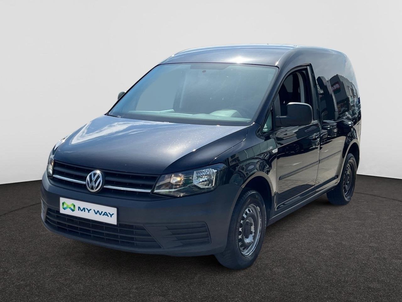 Volkswagen Caddy Van GARANTIE*84PK*AIRCO*RADIO*HOUT INLEG, Monovolume, Bluetooth, Caddy Combi, Zwart