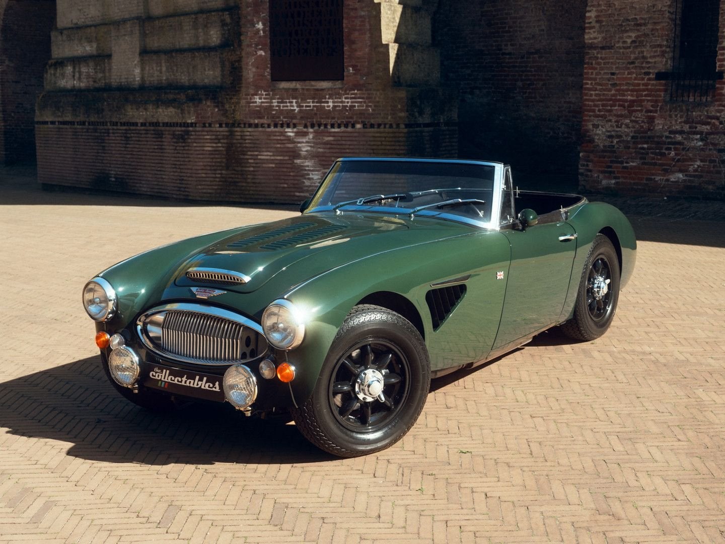 Austin Healey MK3 3000 Rally - totaal gerestaureerd, Auto's, Lederen bekleding, Zwart, Cabriolet, Bedrijf