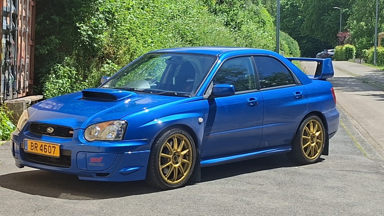 subaru sti uk édition avec51mlh, Autos, Subaru, Alarme, 197 kW, Bleu, WRX STI