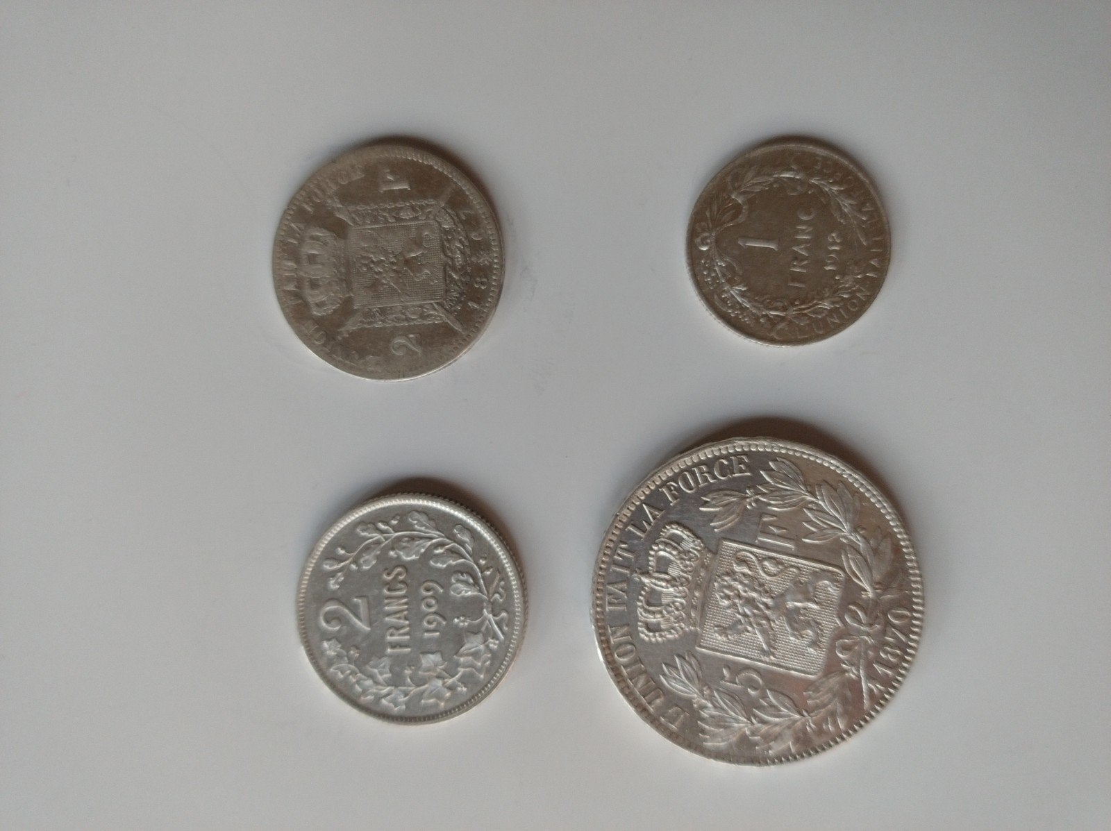 zilveren munten, Postzegels en Munten, Ophalen of Verzenden