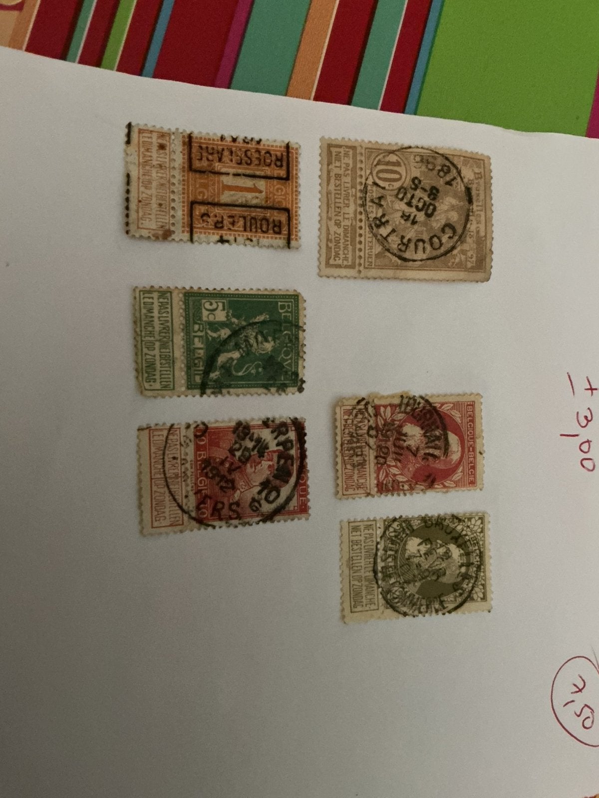 Oude B postzegels, Postzegels en Munten, Ophalen