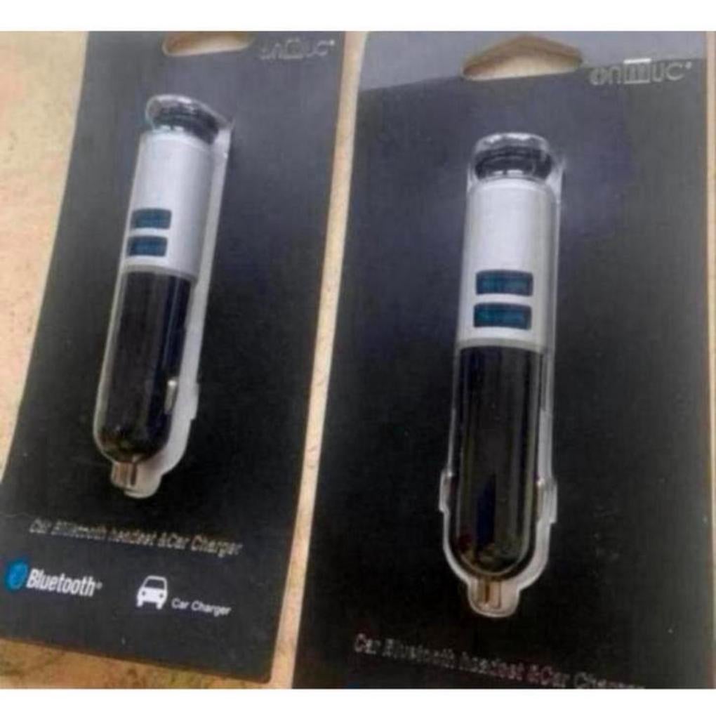 Casque Bluetooth Onmuc 9X et chargeur de voiture USB, appels, Télécoms, Carkits, Enlèvement ou Envoi, Neuf, Structure
