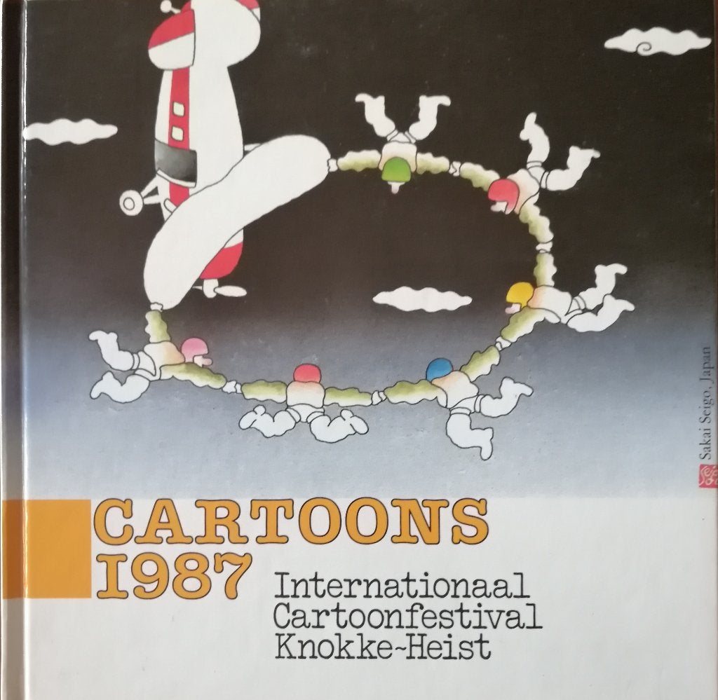 Cartoons 1987 internationaal cartoonfestival 26 Knokke Heist, Livres, Humour, Envoi, Comme neuf, Cartoons ou Dessins humoristiques