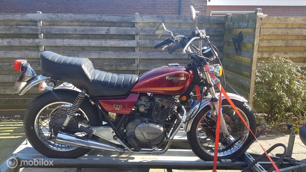 Kawasaki KZ 305 CSR(LTD) A1 Chopper Bj. 1981 in onderdelen, Motos, Enlèvement ou Envoi, Utilisé