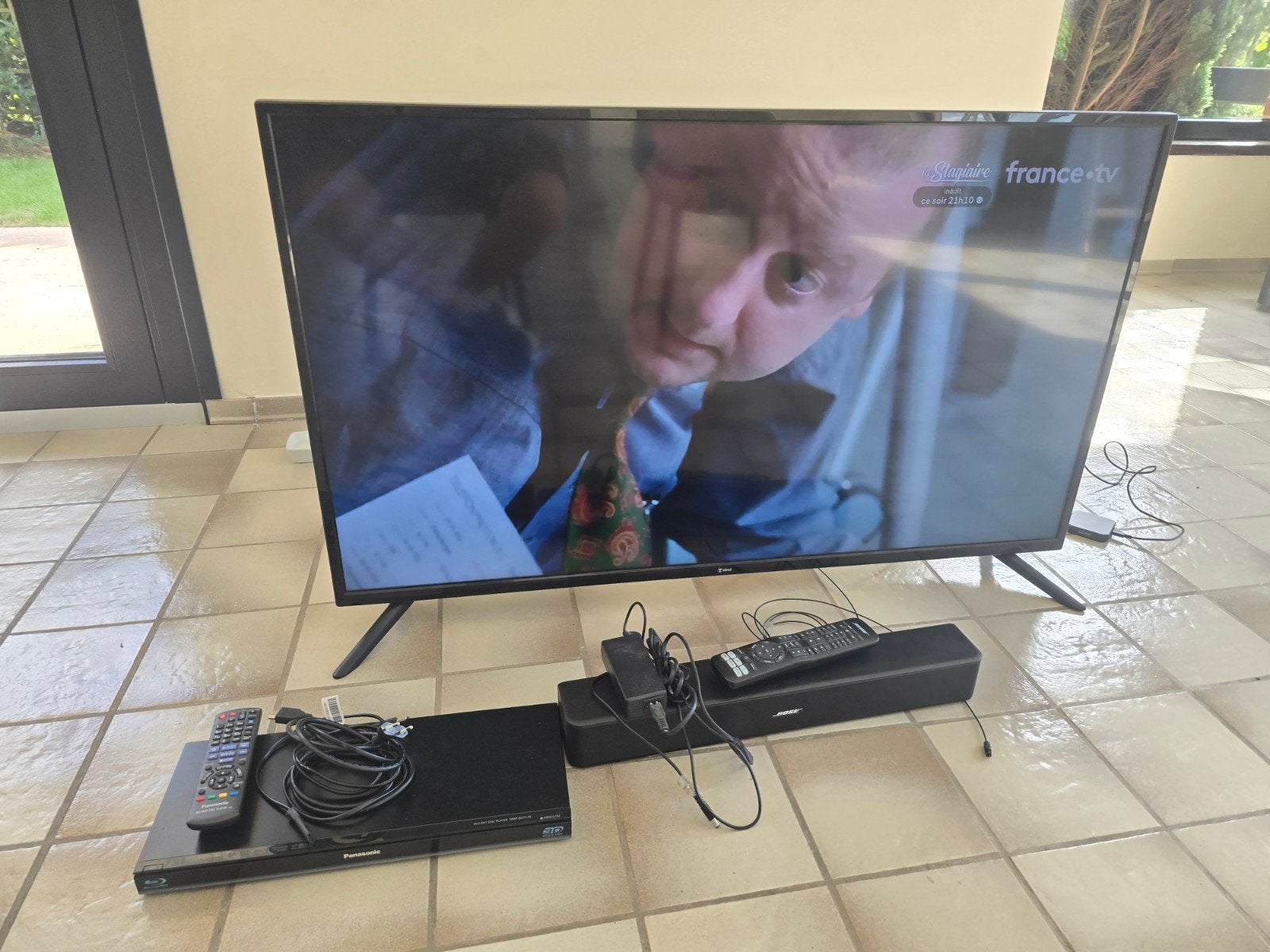 ensemble tv,barre de son rt lecteur dvd, Enlèvement, Panasonic