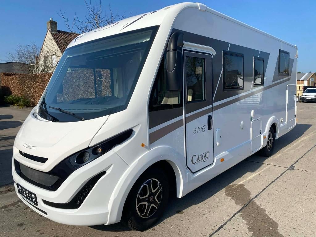 Mc Louis Carat 879 G Automaat, Caravans en Kamperen, Mobilhomes, Ringverwarming, Fiat, McLouis, Luifel