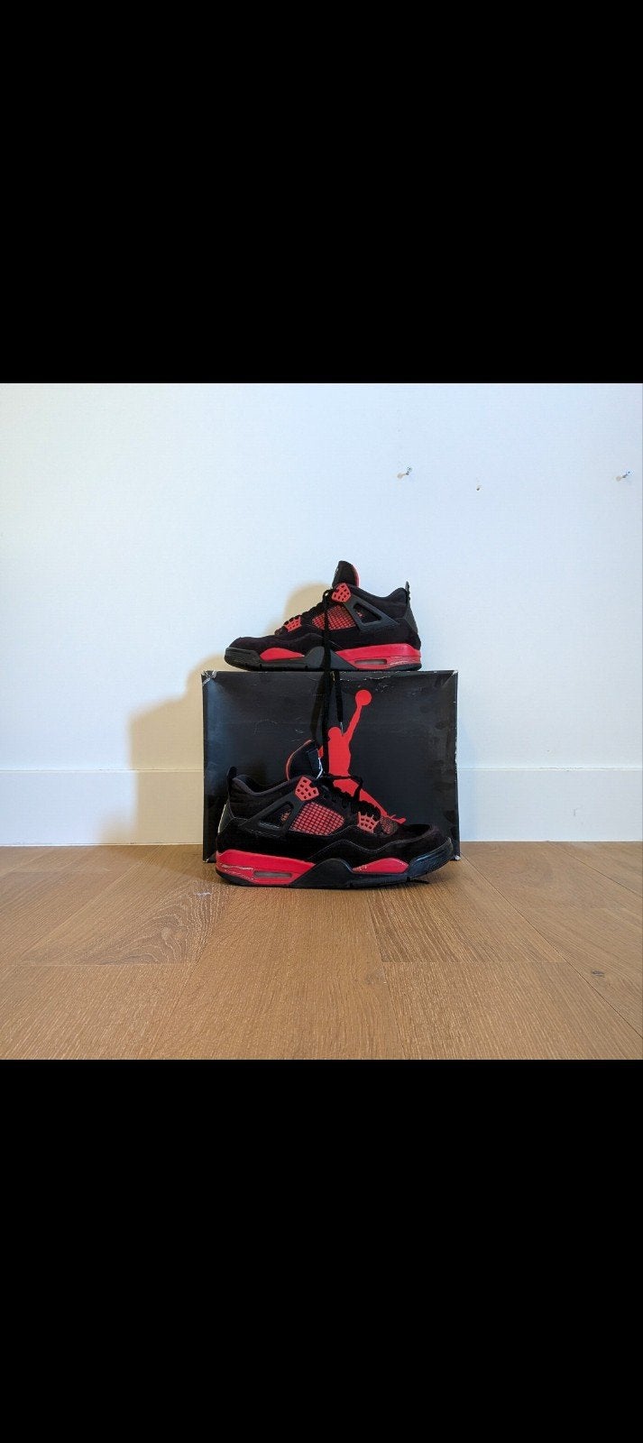 Jordan 4 red Thunder, Kleding | Heren, Schoenen, Ophalen, Gedragen