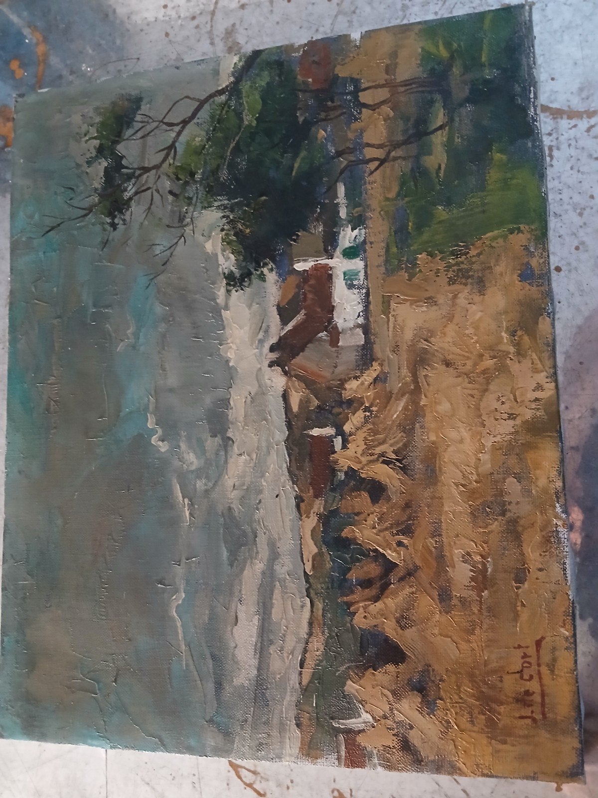jules de cort schilderij, Enlèvement