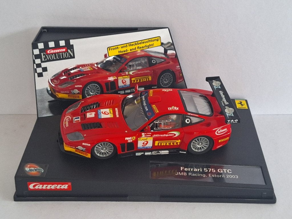 Carrera Evolution Ferrari 575 Gtc Met Licht 25726 TOP DEAL, Racebaan, Carrera, Nieuw, Ophalen of Verzenden