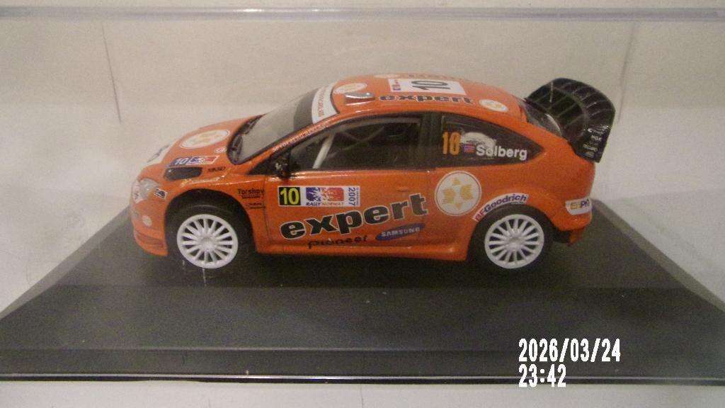 RARE FOCUS RS 06 #10 H.SOLBERG,NORVEGE 07.SAICO 1/43 COM NEW, Enlèvement ou Envoi, Comme neuf, Voiture, Autres marques