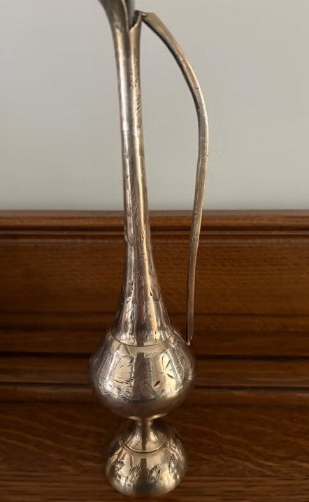 Vintage Indiase messing Snavelkan, Antiek en Kunst, Ophalen of Verzenden, Koper