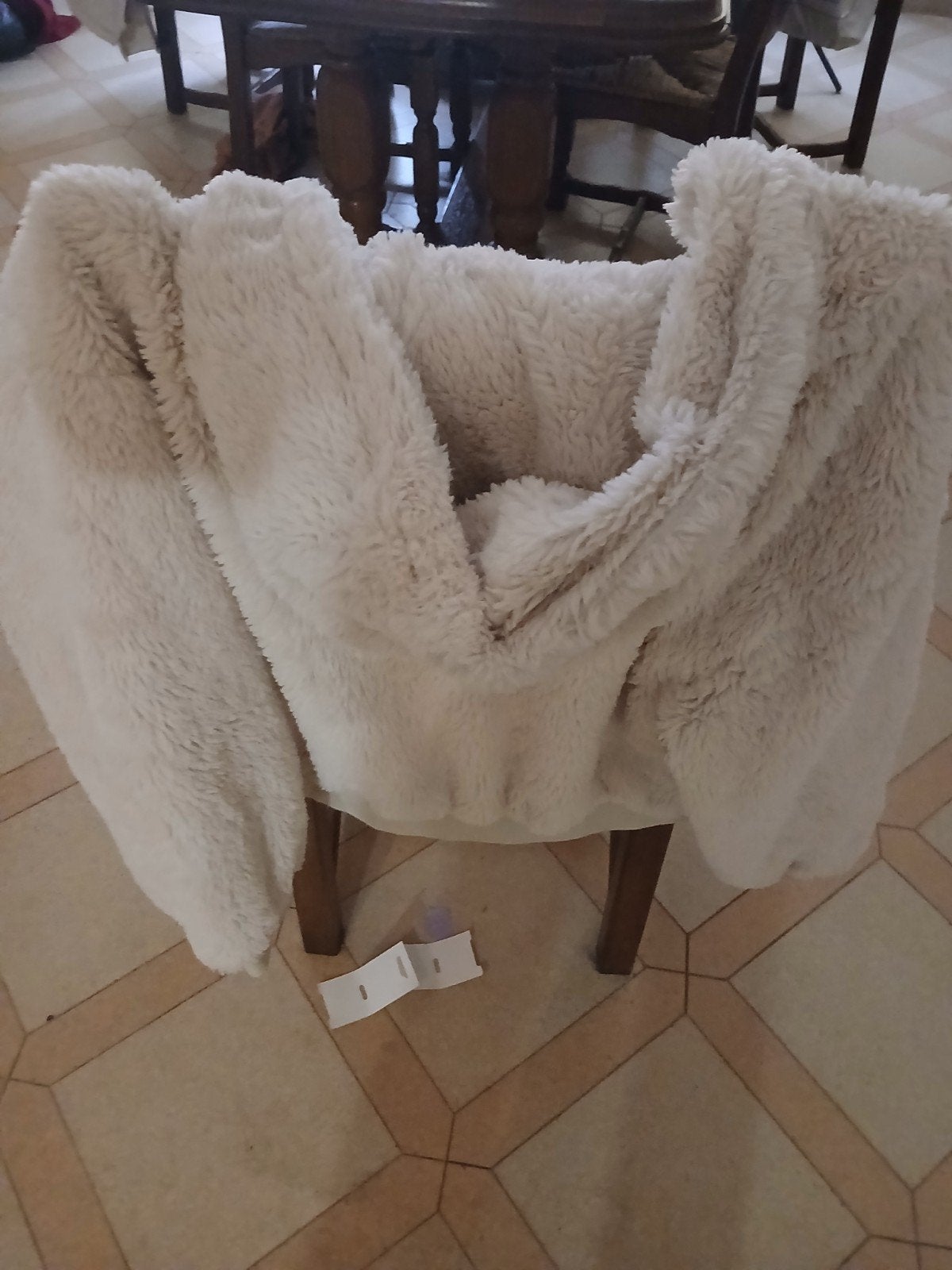 winterjas, Kleding | Dames, Ophalen, Zo goed als nieuw, Maat 42/44 (L), Wit