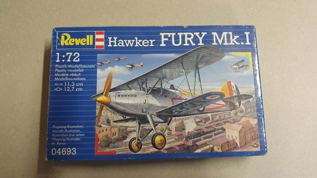 Hawker Fury, 1:72 tot 1:144, Revell, Ophalen of Verzenden, Zo goed als nieuw