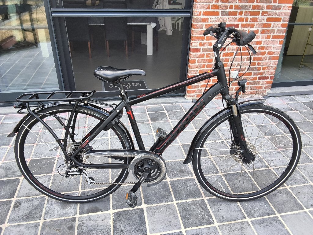 "Thompson Tulsa" in perfecte staat. (schijfremmen)., Fietsen en Brommers, Fietsen | Heren | Herenfietsen, Ophalen, Versnellingen