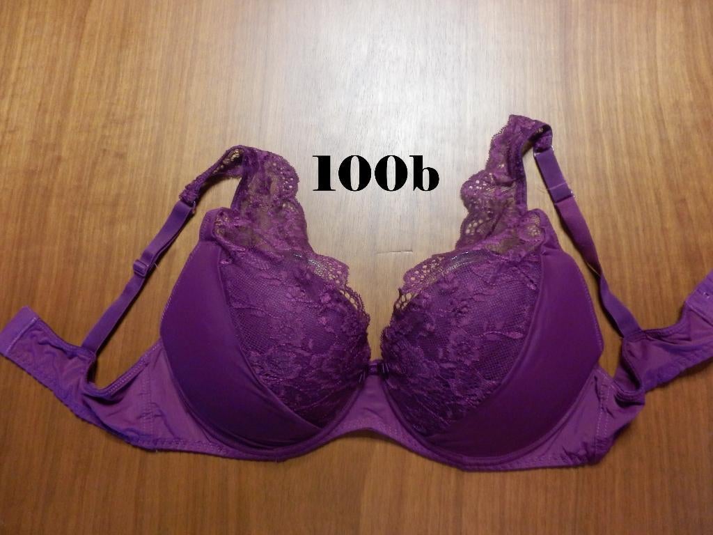 (111) - soutien gorge femme t.100b violet - esmara -, Esmara, Ophalen of Verzenden, Paars, BH
