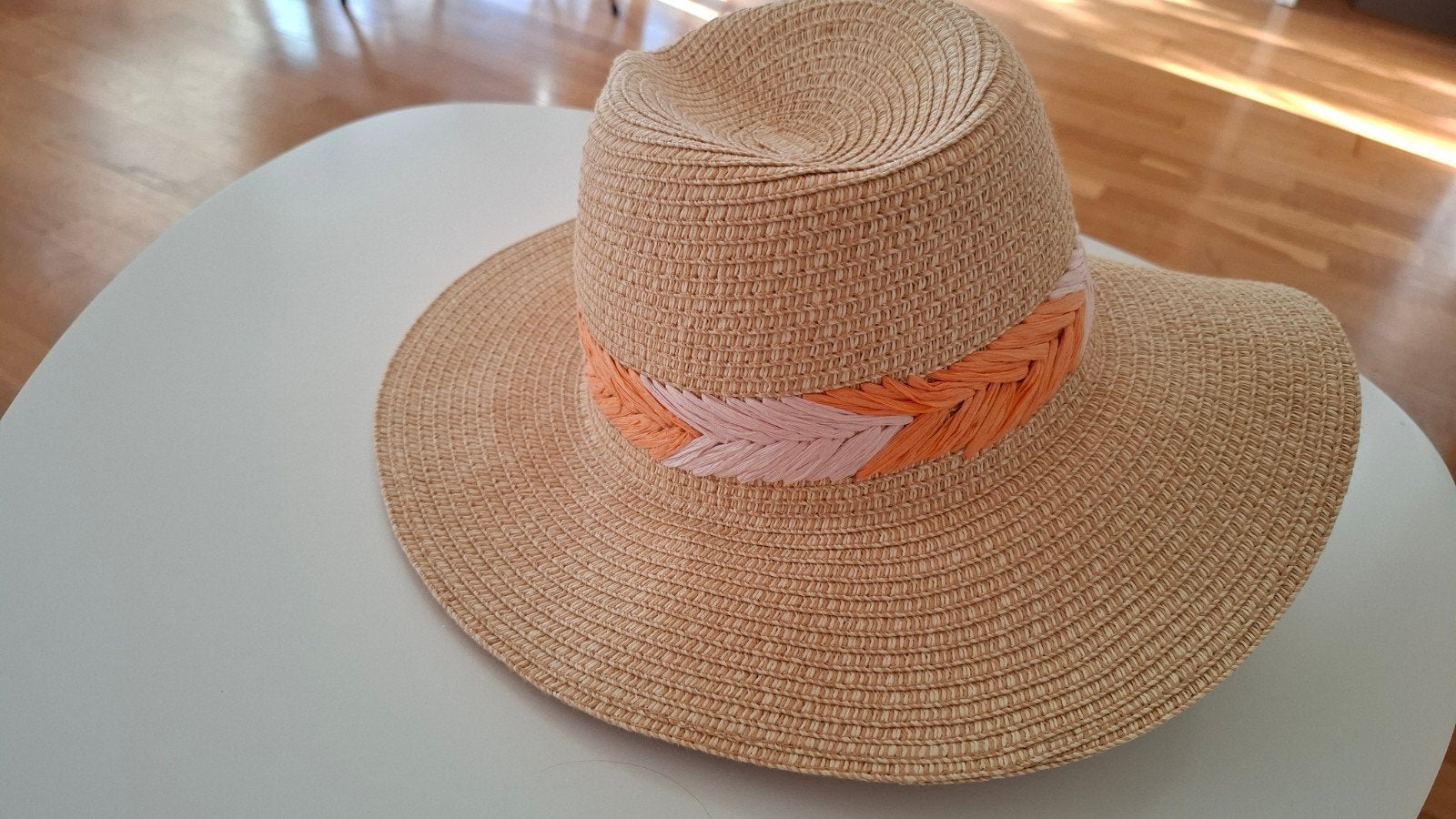 Zomerhoedje 57, Kleding | Dames, Hoeden en Petten, Ophalen of Verzenden, Zo goed als nieuw, 56 of 57 cm (M, 7 of 7⅛ inch), Hoed