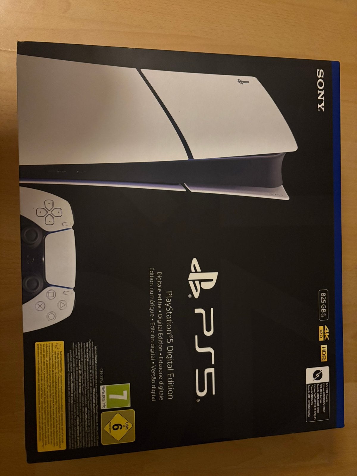 PlayStation 5 digital 825gb + doos + 1 controller, Consoles de jeu & Jeux vidéo, Enlèvement ou Envoi, Comme neuf, Playstation 5