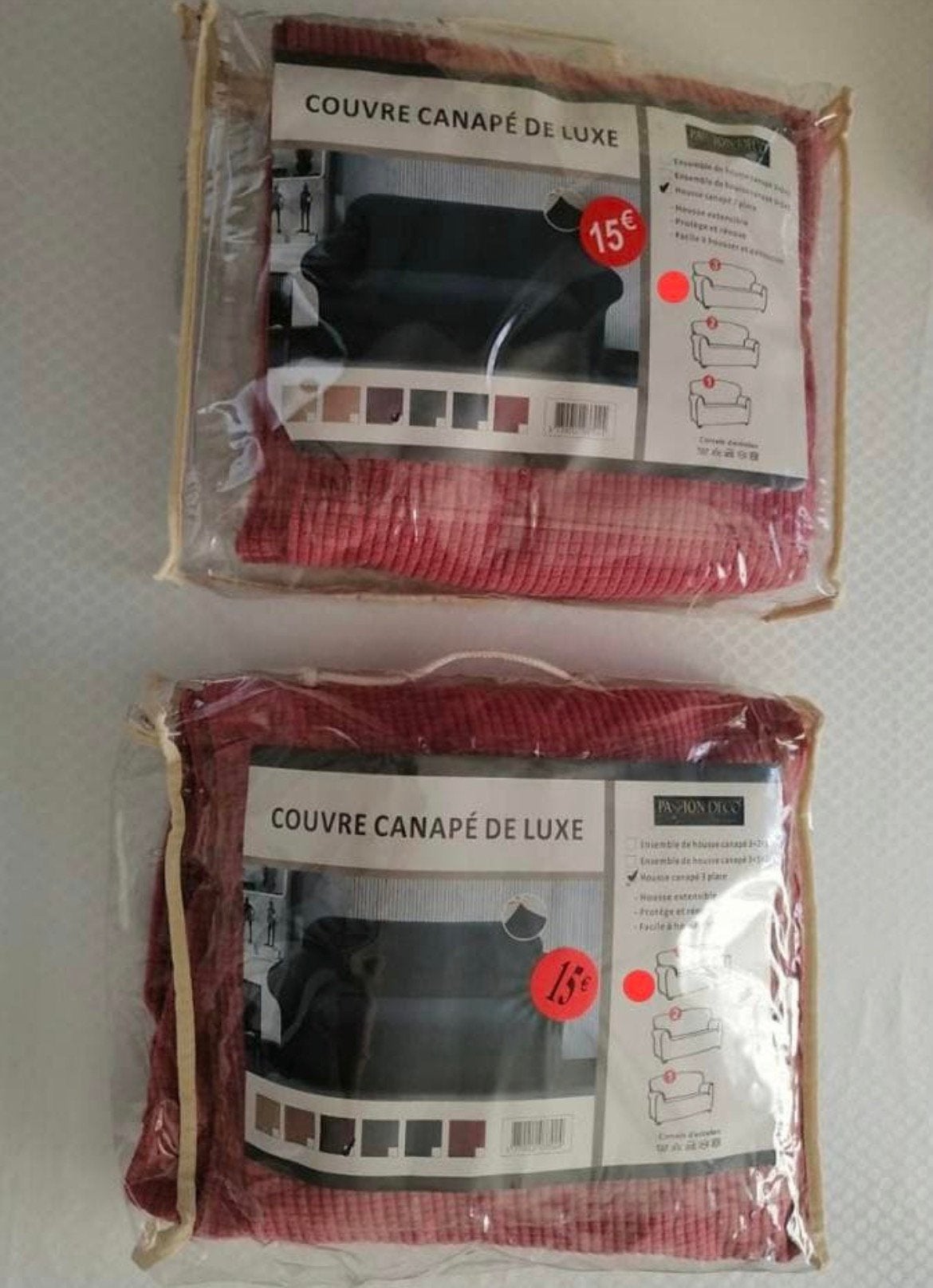 Housse Canapé 3 Places avec Accoudoirs, Maison & Meubles, Canapés | Salons, Enlèvement, Comme neuf