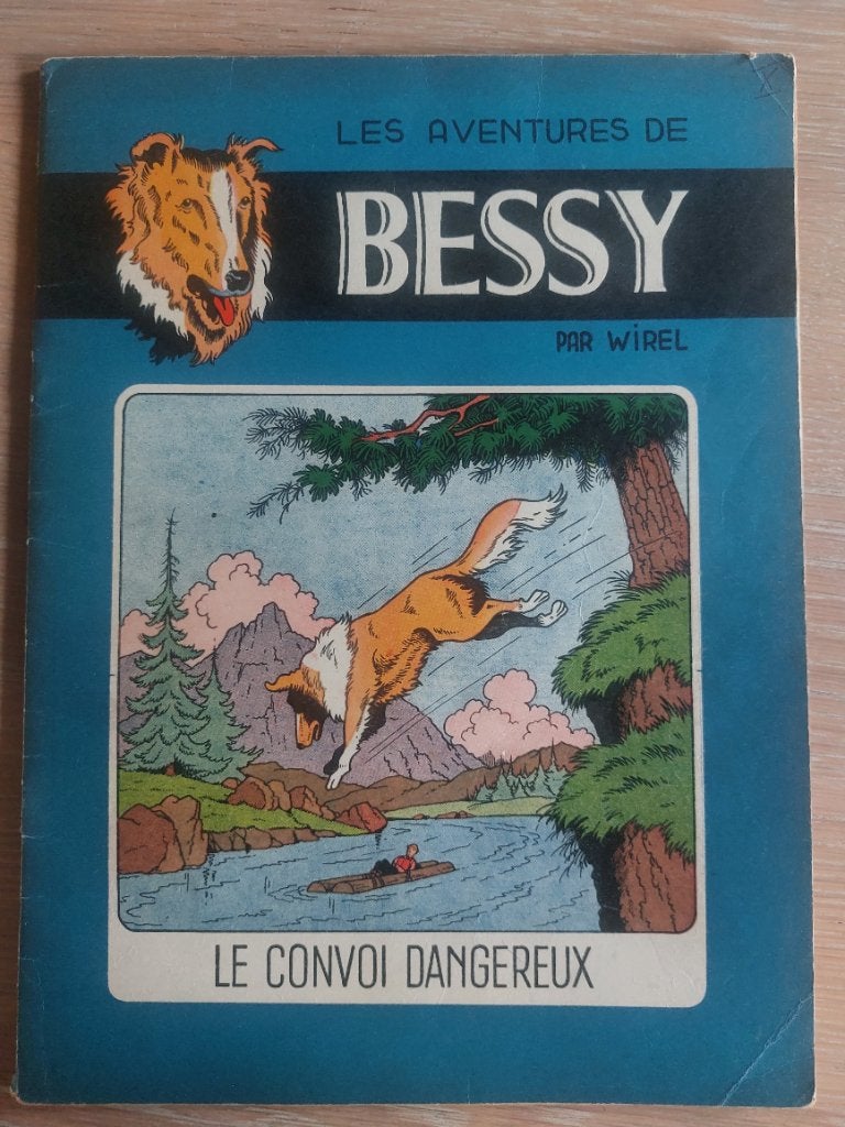 1957 Bessy par Wirel "Le Convoi Dangereux", Gelezen, Willy vandersteen, Eén stripboek, Ophalen of Verzenden