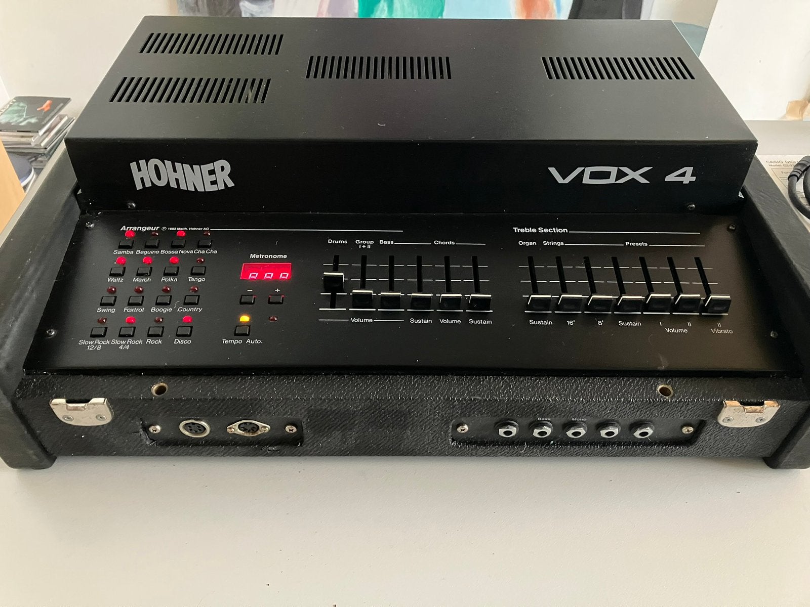 Hohner Vox 4 accordion synth, Ophalen, Gebruikt