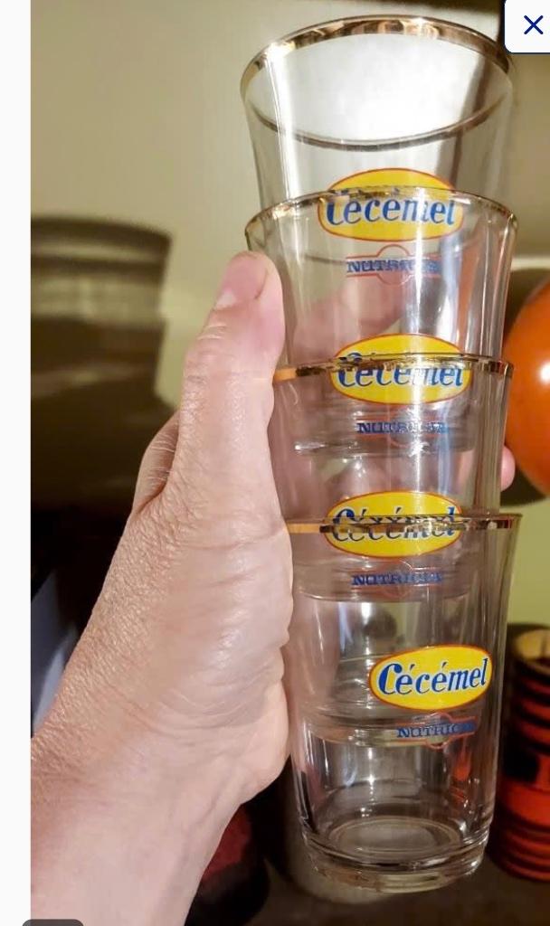 Vintage cecemelglazen, Verzamelen, Ophalen of Verzenden