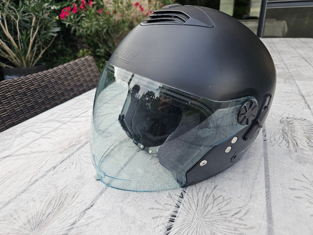Motohelm dames XXS Nolan Jethelm, Motoren, Ophalen, XXS, Nolan, Jethelm